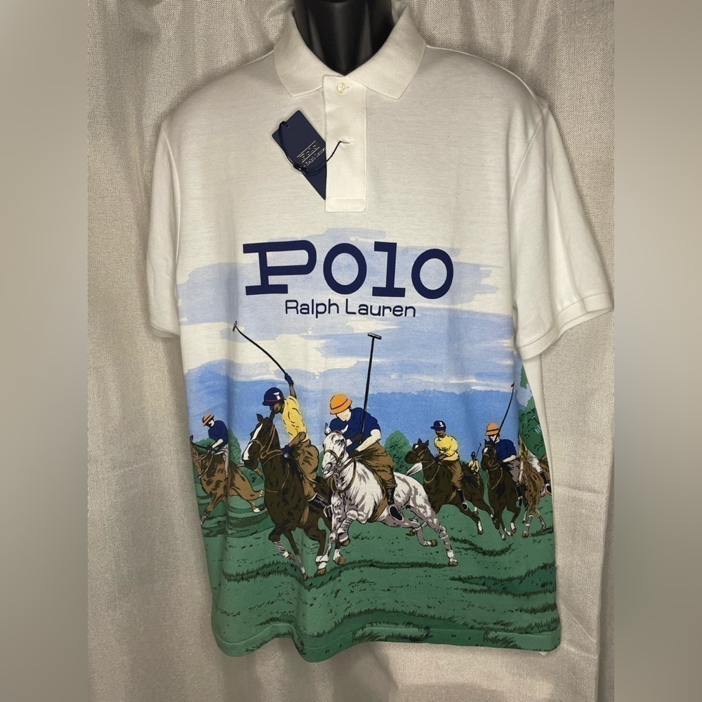 NWT Ralph Lauren Polo Stampede Polo Player Equestrian Horseman Stadium Polo xl